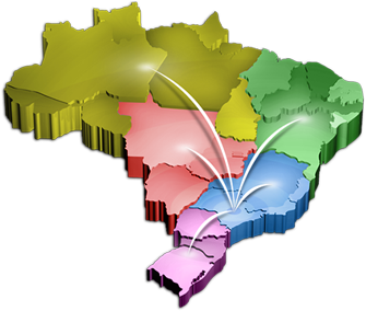 Mapa do Brasil - Alternativa Transportadora